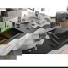Mexen Omar granito virtuvės kriauklė 1 skyriu 800 x 480 mm, juoda/auksinė metalik, chromo sifonas - 6520801005-75