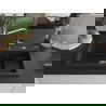 Mexen Omar virtuvės kriauklė iš granito 1 skyrius 800 x 480 mm, juoda, chromuotas sifonas - 6520801005-77
