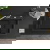 Mexen Omar virtuvės kriauklė iš granito 1 skyrius 800 x 480 mm, juoda, chromuotas sifonas - 6520801005-77