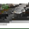 Mexen Omar granitinė plautuvė 1-dubuo 800 x 480 mm, juoda, aukso sifonas - 6520801005-77-G