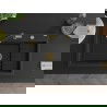 Mexen Omar granitinė plautuvė 1-dubuo 800 x 480 mm, juoda, aukso sifonas - 6520801005-77-G