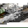 Mexen Omar granitinis virtuvės kriauklė 1 skyrelio 800 x 480 mm, juoda, juodas sifonas - 6520801005-77-B