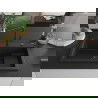 Mexen Omar granitinis virtuvės kriauklė 1 skyrelio 800 x 480 mm, juoda, juodas sifonas - 6520801005-77-B
