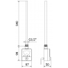 Mexen FA-BG8 elektrinis kaitintuvas 600 W, juodas - W957-0600-70