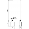 Mexen FA-05W elektrinė šildytuvas 600 W, balta - W958-0600-20