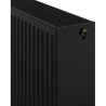Mexen CV33 plokščias radiatorius 500 x 2800 mm, apatinis prijungimas, 5659 W, juodas - W633-050-280-70
