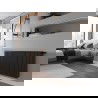 Mexen CV33 plokštelinis šildytuvas 600 x 1600 mm, apatinis prijungimas, 3735 W, juodas - W633-060-160-70