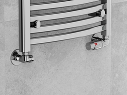 Mexen Uni-Term radiatoriniai ašiniai vožtuvai, chromuoti - W903-000-01