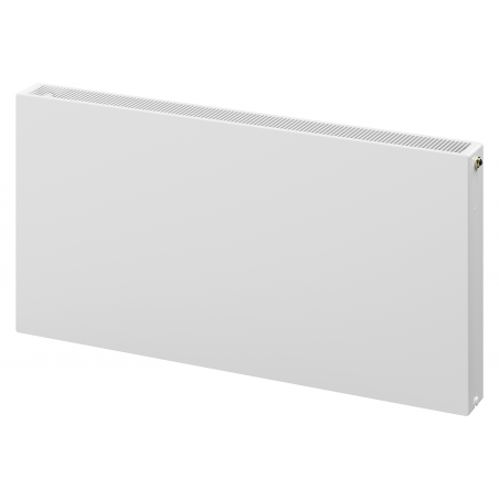 Mexen Flat CCF22 plokštelinė šildytuvė 300 x 600 mm, apatinis centrinis prijungimas, 540 W, balta - W6C22F-030-060-00