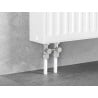 Mexen dvivamzdis ventilis DN50, tiesus 1/2"x3/4", nikelis - W912-012-01