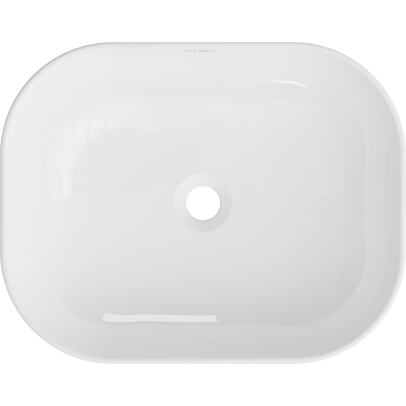 Mexen Rosa antstalinis praustuvas 50 x 40 cm, baltas - 21095000