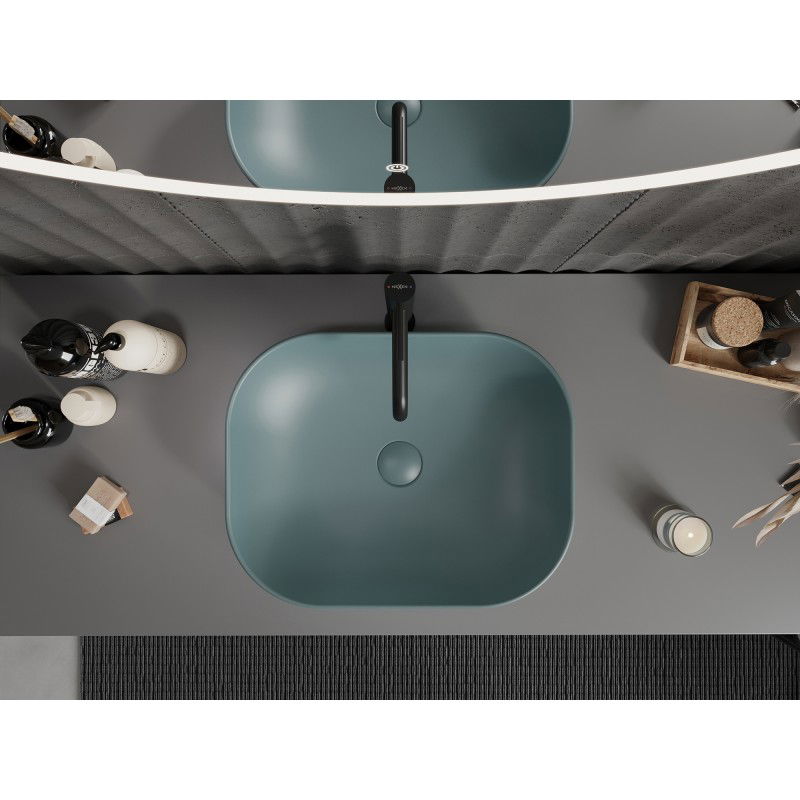 Mexen Rosa praustuvo dubuo 50 x 40 cm šviesiai žalia matinė - 21095048