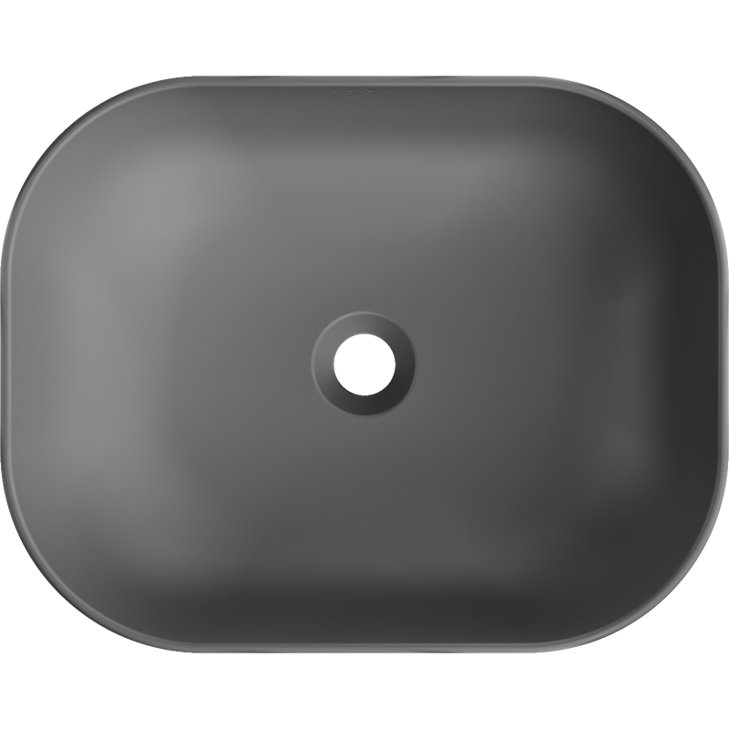 Mexen Rosa stalviršio praustuvas 50 x 40 cm, tamsiai pilkas matinis - 21095071