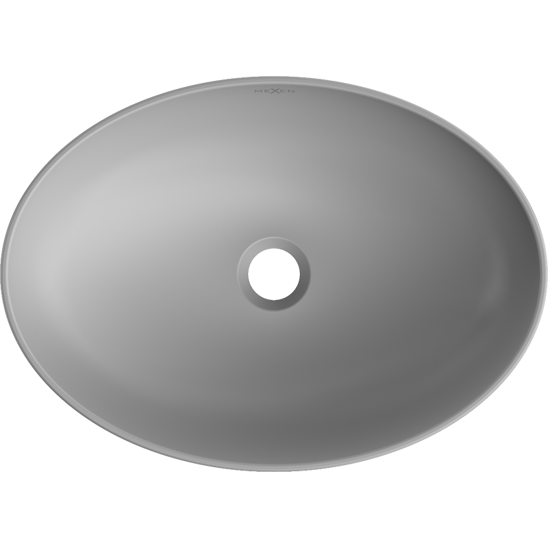 Mexen Cornelia antstalinis praustuvas 50 x 37 cm, šviesiai pilka matinė - 21885061