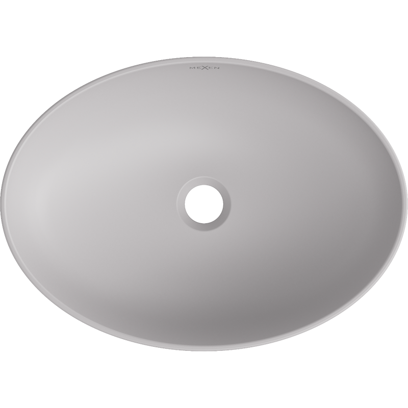 Mexen Cornelia antstalinis praustuvas 50 x 37 cm, pilkai matinė - 21885067