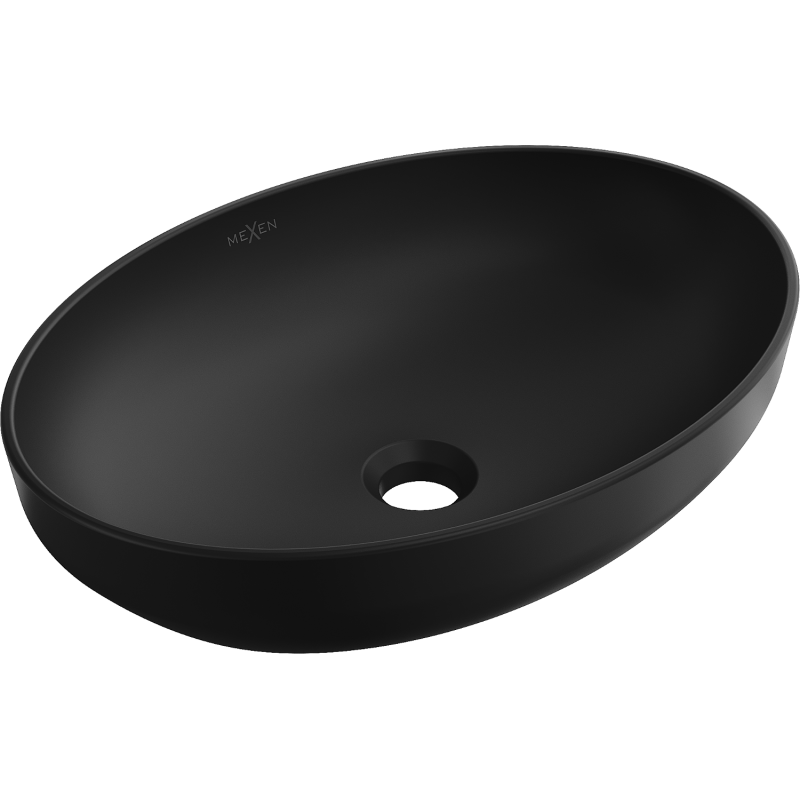 Mexen Cornelia stalviršio praustuvas 50 x 37 cm, juodas matinis - 21885085