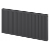 Mexen CC21 plokštelinis radiators 900 x 800 mm, apatinis centrinis prisijungimas, 1421 W, antracitas - W6C21-090-080-66