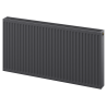 Mexen CC22 plokštelinė šildymo sistema 300 x 1100 mm, apatinis prijungimas, 1026 W, antracitas - W6C22-030-110-66