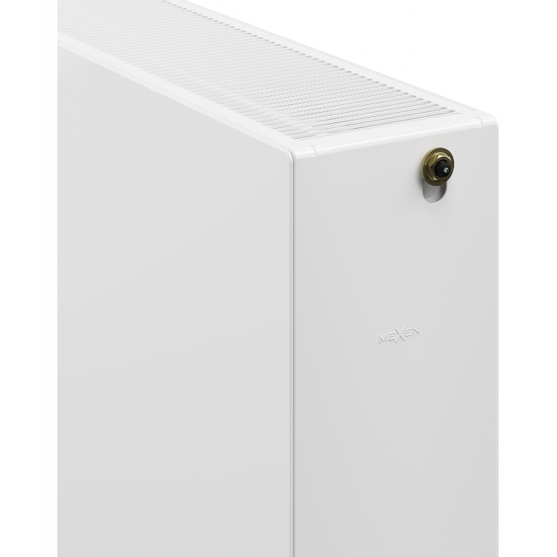 Mexen Flat CCF33 plokščias radiatorius 900 x 1500 mm, apatinis centrinis prijungimas, 4201 W, baltas - W6C33F-090-150-00