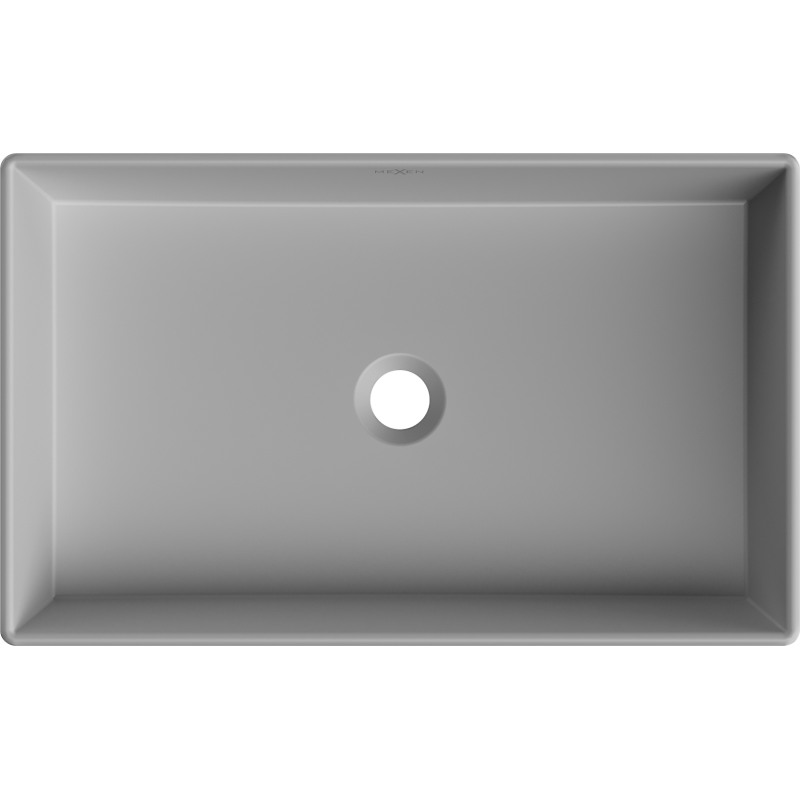 Mexen Goya praustuvo kriauklė 60 x 37 cm, šviesiai pilka matinė- 22186061
