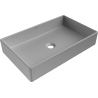 Mexen Goya stalviršio praustuvas 60 x 37 cm, šviesiai pilka matinė - 22186061