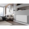 Mexen Line CCL11 plokščias radiators 300 x 700 mm, apatinis vidurinis prijungimas, 318 W, balta - W6C11L-030-070-00