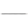 Mexen Line CCL11 šildytuvas plokštelinis 300 x 1500 mm, apatinis vidurinis prijungimas, 682 W, balta - W6C11L-030-150-00