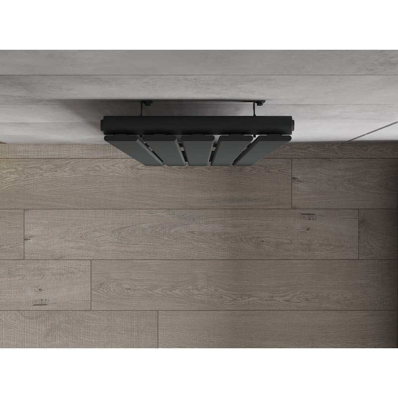 Mexen Boston dekoratyvinis radiatorius 1800 x 376 mm, 740 W, antracitas - W213-1800-376-01-66