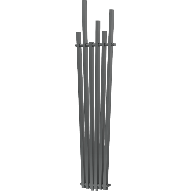 Mexen Omaha dekoratyvinis radiatorius 1800 x 420 mm, 655 W, antracitas - W208-1800-420-00-66