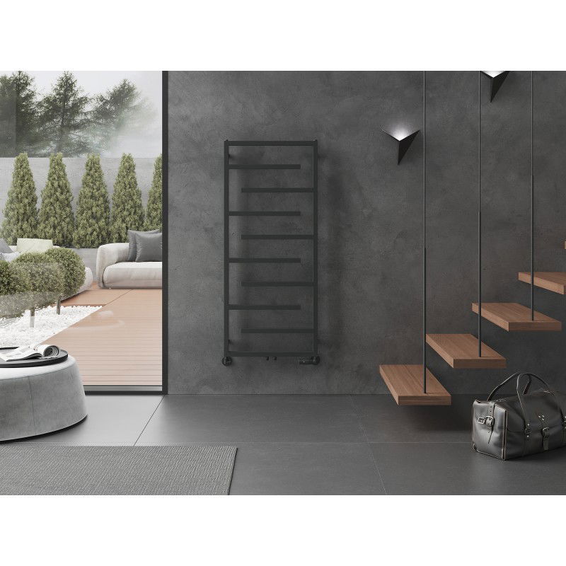 Mexen Orlando dekoratyvinis radiatorius 1380 x 600 mm, 445 W, antracitas - W207-1380-600-00-66