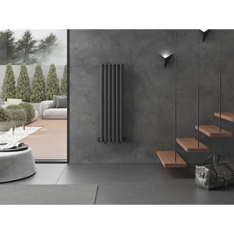Mexen Oregon dekoratyvinis radiatorius 1200 x 360 mm, 417 W, antracitas - W202-1200-350-00-66