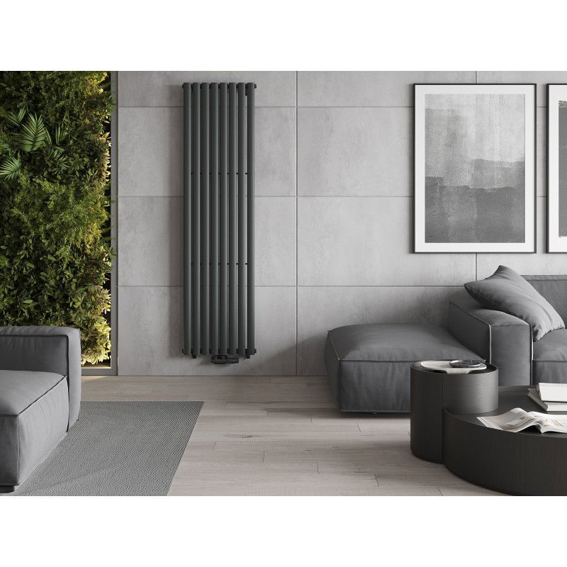 Mexen Oregon dekoratyvinis radiatorius 1800 x 480 mm, 805 W, antracitas - W202-1800-490-00-66