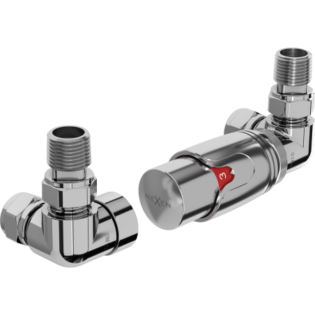 Mexen G00 ašinė termostatinė komplektas, chromas - W903-900-01