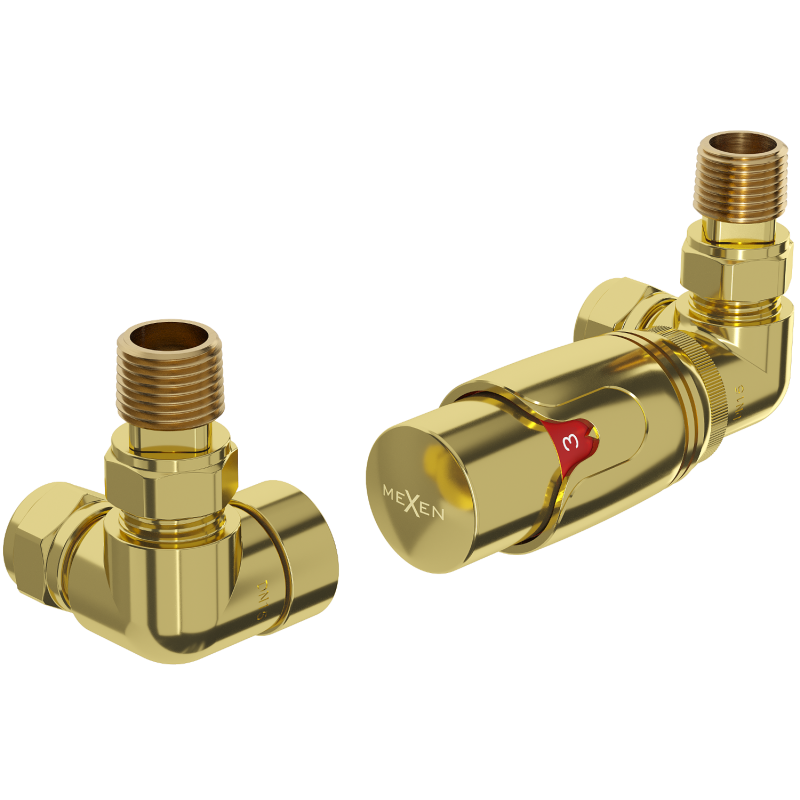 Mexen G00 ašinės termostatinės rinkinio, auksinis - W903-900-50