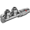 Mexen G00 termostatinis kampinis rinkinys, Duplex, DN50, chromas - W907-900-01