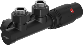 Mexen G00 kampinis termostatinis komplektas, Duplex, DN50, juodas - W907-900-70