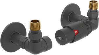 Mexen G00 ašinis termostatinis komplektas su R danga, antracitas - W903-900-904-66