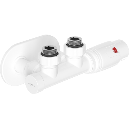 Mexen G00 kampinis termostatinis komplektas su R maskuotė, Duplex, DN50, baltas - W907-900-905-20