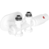 Mexen G00 termostatinis kampinis/tiesus komplektas su dangteliu R, Duplex, DN50, baltas - W908-900-905-20