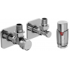 Mexen G00 termostatinis kampinis rinkinyssu danga S, chromas - W901-900-909-01