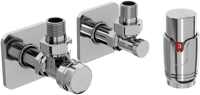 Mexen G00 termostatinis kampinis rinkinyssu danga S, chromas - W901-900-909-01