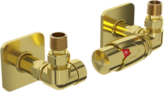 Mexen G00 ašinė termostatinis rinkinys su dekoratyviniu skydeliu S, auksinis - W903-900-909-50