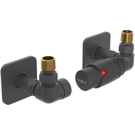 Mexen G00 ašinė termostatinė sistema su S dangteliu, antracitas - W903-900-909-66