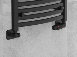 Mexen G00 ašinis termostatinis rinkinys su dangteliu S, juodas - W903-900-909-70