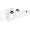 Mexen G00 termostatinis kampinis rinkinys su S kauke, Duplex, DN50, baltas - W907-900-910-20
