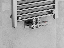 Mexen G00 kampinis/tiesus termostatinis komplektas su S, Duplex, DN50 chromuota, - W908-900-910-01
