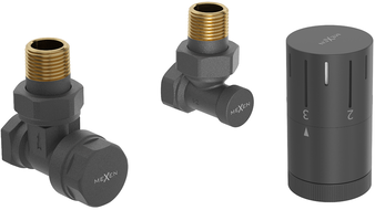 Mexen G05 kampinis termostatinis rinkinys, antracitas - W901-958-66