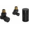 Mexen G05 termostatinio kampinio komplektas, juodas - W901-958-70