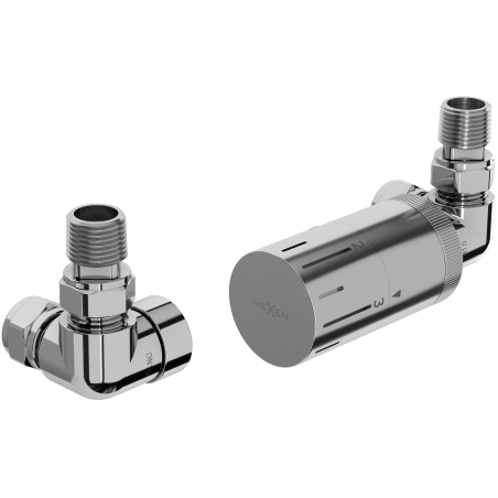 Mexen G05 ašinis termostatinės galvutės komplektas, chromas - W903-958-01