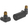 Mexen G05 į skyvą perjungiamos termostatinės jungties rinkinys, antracito spalvos - W903-958-66